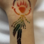 Cultural or Ethnic specific airbrush tattoos by Air and Ink Childrens entertainment in winnipeg manitoba