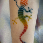 Airbrush tattoos Chameleon children's entertainment winnipeg Air and Ink