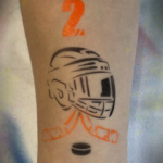 Airbrush tattoos Custom Hockey children's entertainment winnipeg Air and Ink