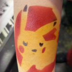 Airbrush tattoos Pikachu children's entertainment winnipeg Air and Ink